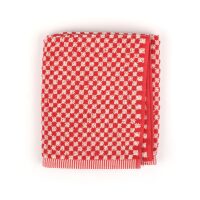 Bunzlau Handdoek Small Check Red