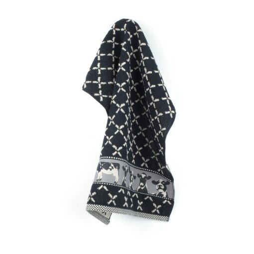 Bunzlau Handdoek Cows Black - Afbeelding 2
