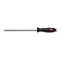 Wusthof Aanzetstaal 23cm Zwart Zwart Handvat